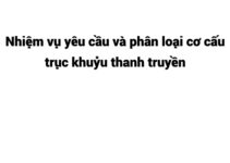 (2025) Nhiệm vụ, yêu cầu và phân loại bộ phận cố định và cơ cấu trục khuỷu thanh truyền (2025) Nhiệm vụ, yêu cầu và phân loại bộ phận cố định và cơ cấu trục khuỷu thanh truyền